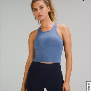 🚫not for sale🚫 Lululemon Ebb to Street Cropped Racerback Tank - worn once!